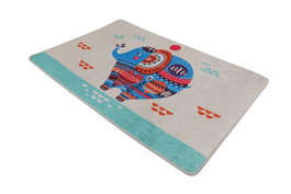 Mijölnir Alfombrilla de Baño Etnik Fil Kare Djt Multicolor